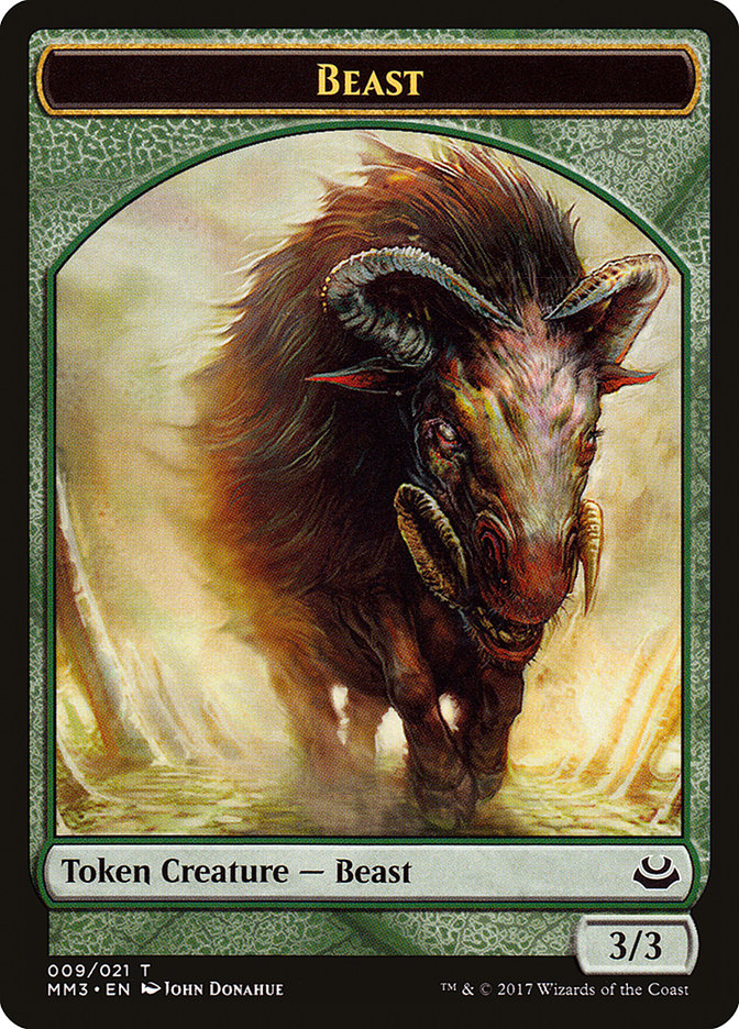 Beast (009/021) [Modern Masters 2017 Tokens] | All Aboard Games