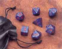 7pc 12mm Dwarven Stones: Lapis Polyhedral Set - CC02101 | All Aboard Games