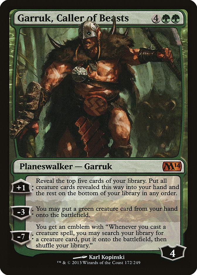 Garruk, Caller of Beasts [Magic 2014] | All Aboard Games