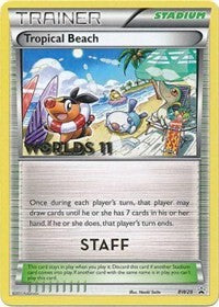 Tropical Beach (BW28) (Staff) [Black & White: Black Star Promos] | All Aboard Games