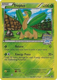 Tropius (5/101) (National Championship Promo) [Black & White: Plasma Blast] | All Aboard Games