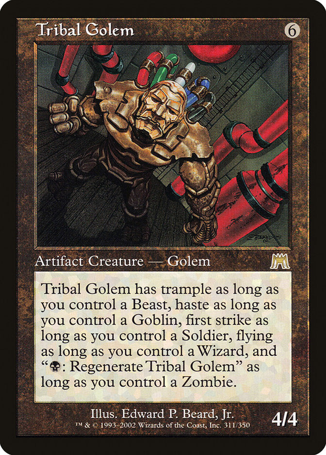 Tribal Golem [Onslaught] | All Aboard Games
