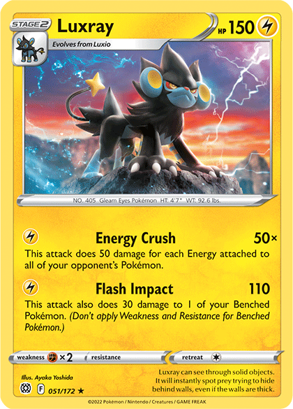 Luxray (051/172) [Sword & Shield: Brilliant Stars] | All Aboard Games