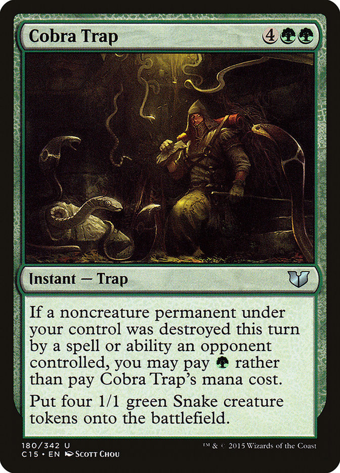 Cobra Trap [Commander 2015] | All Aboard Games
