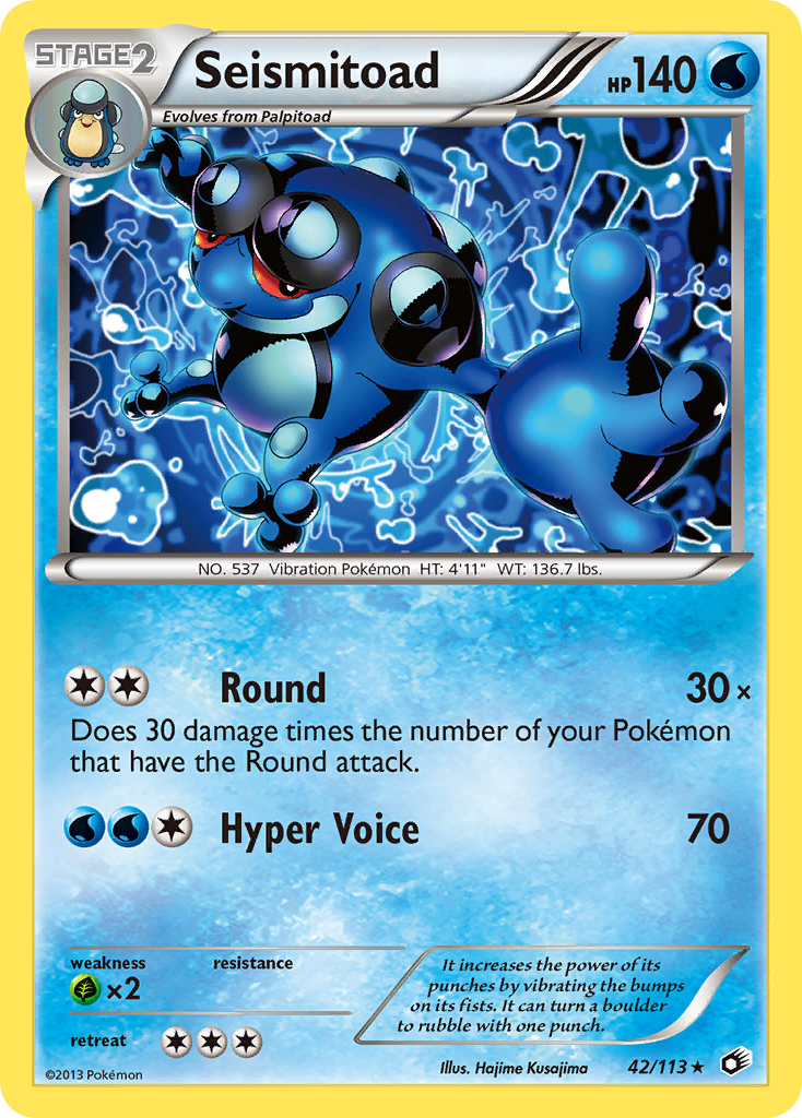 Seismitoad (42/113) [Black & White: Legendary Treasures] | All Aboard Games