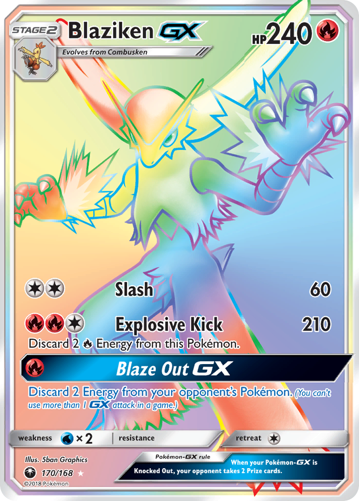 Blaziken GX (170/168) [Sun & Moon: Celestial Storm] | All Aboard Games