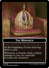 The Monarch // Pirate Double-Sided Token [The Lost Caverns of Ixalan Commander Tokens] | All Aboard Games