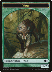 Treefolk // Wolf Double-sided Token [Commander 2014 Tokens] | All Aboard Games