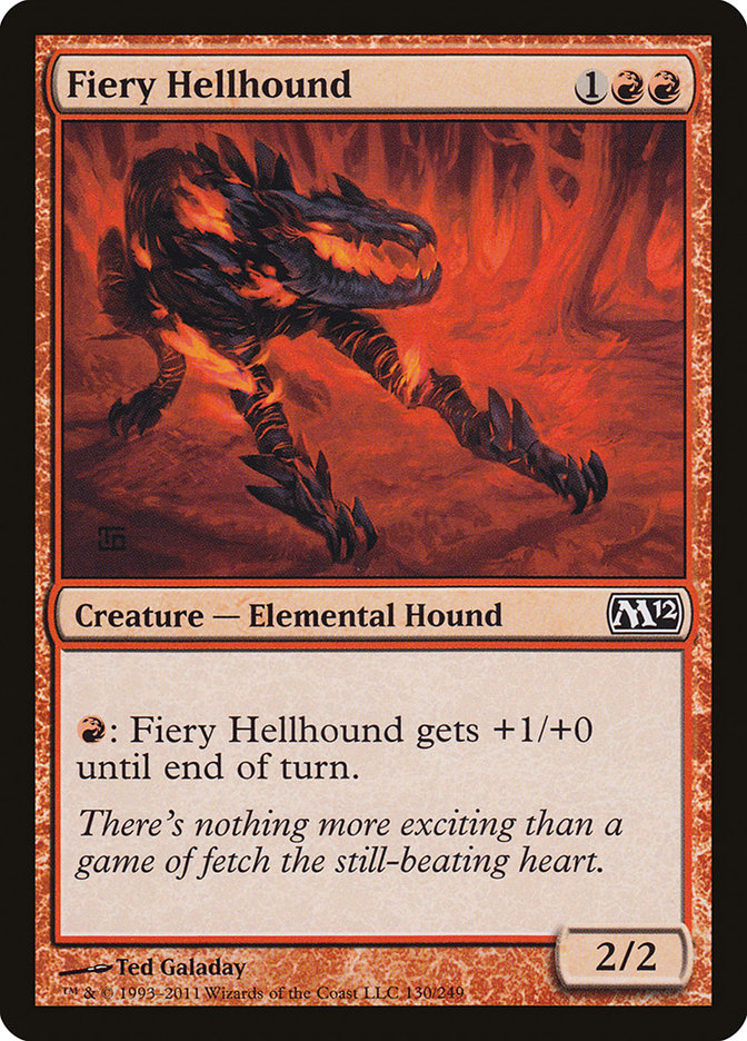 Fiery Hellhound [Magic 2012] | All Aboard Games