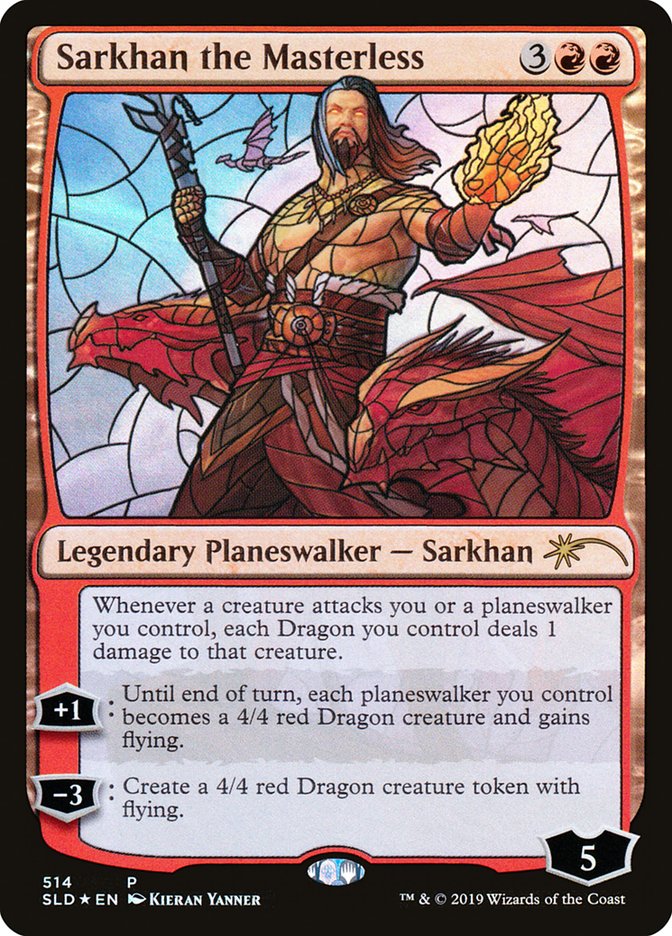 Sarkhan the Masterless (Stained Glass) [Secret Lair Drop Promos] | All Aboard Games