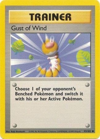 Gust of Wind (93/102) [Base Set Unlimited] | All Aboard Games