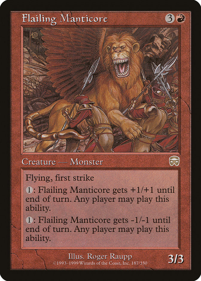Flailing Manticore [Mercadian Masques] | All Aboard Games