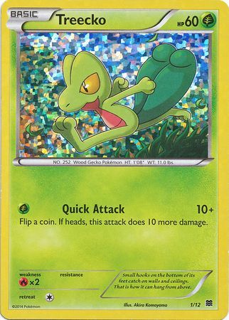 Treecko (1/12) [McDonald's Promos: 2015 Collection] | All Aboard Games