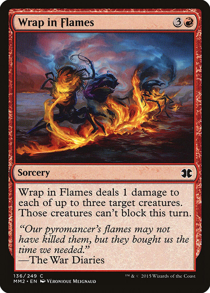 Wrap in Flames [Modern Masters 2015] | All Aboard Games