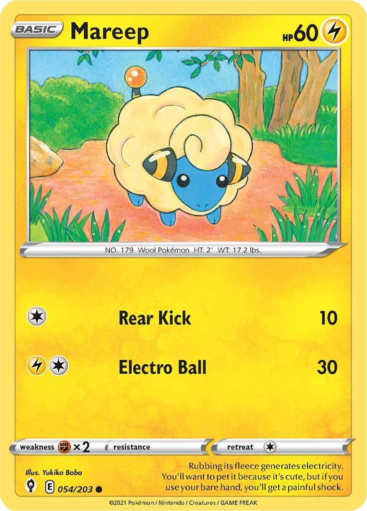 Mareep (054/203) [Sword & Shield: Evolving Skies] | All Aboard Games