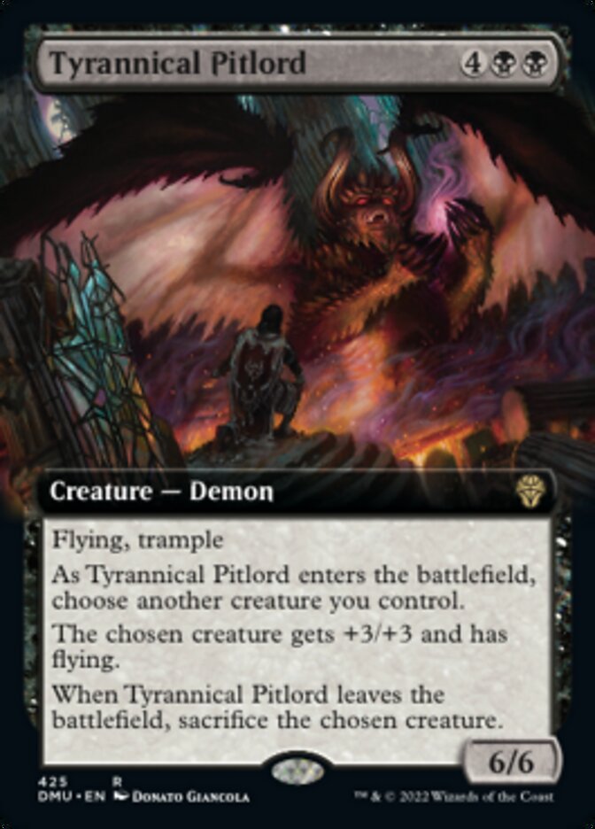 Tyrannical Pitlord (Extended Art) [Dominaria United] | All Aboard Games