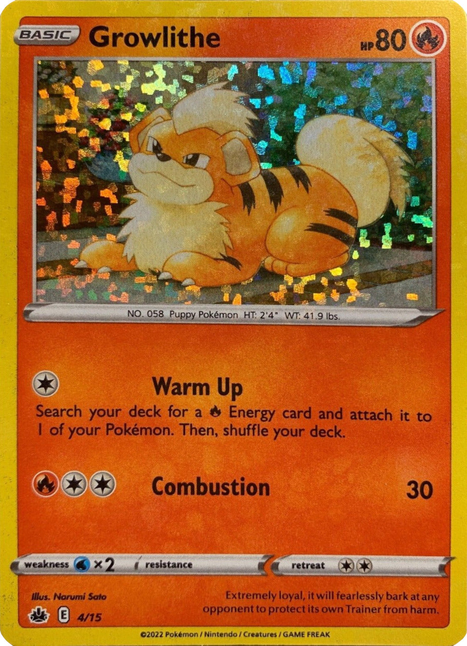 Growlithe (4/15) [McDonald's Promos: Match Battle] | All Aboard Games