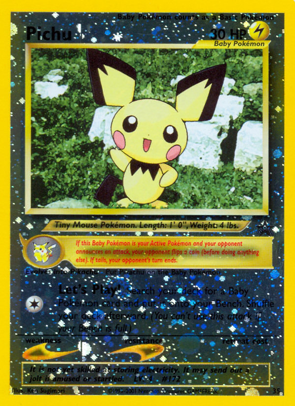 Pichu (35) [Wizards of the Coast: Black Star Promos] | All Aboard Games