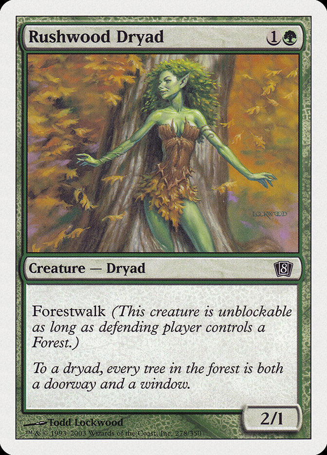 Rushwood Dryad [Eighth Edition] | All Aboard Games