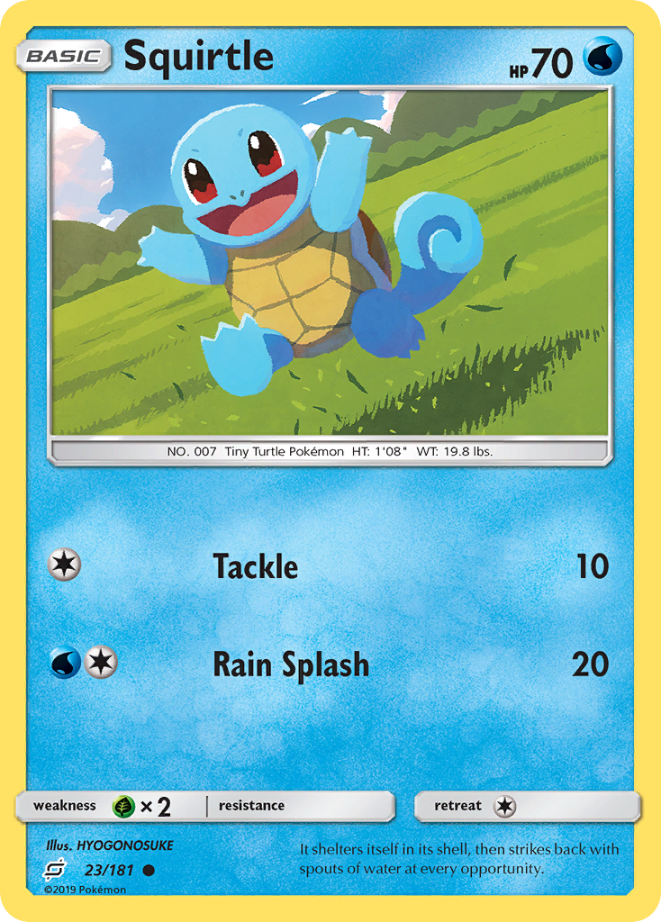 Squirtle (23/181) [Sun & Moon: Team Up] | All Aboard Games