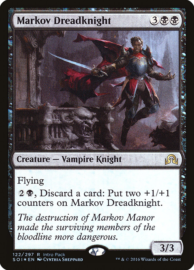 Markov Dreadknight (Intro Pack) [Shadows over Innistrad Promos] | All Aboard Games