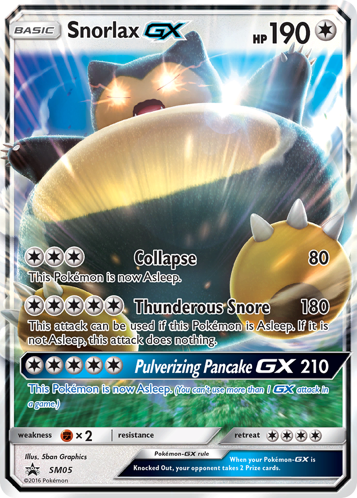 Snorlax GX (SM05) [Sun & Moon: Black Star Promos] | All Aboard Games