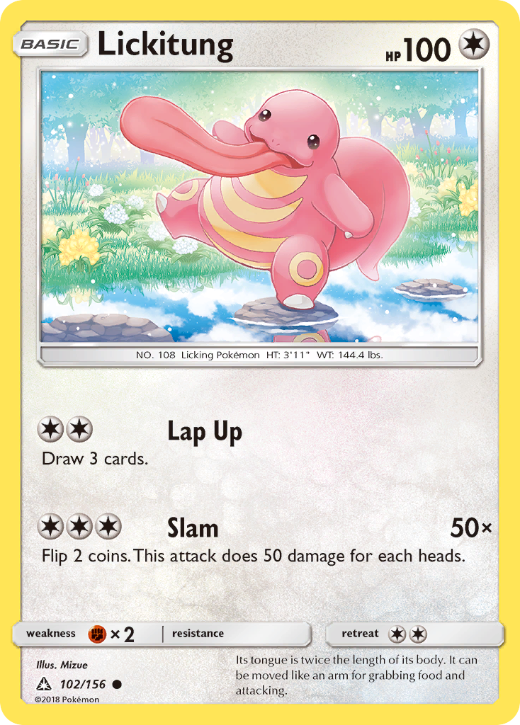 Lickitung (102/156) [Sun & Moon: Ultra Prism] | All Aboard Games