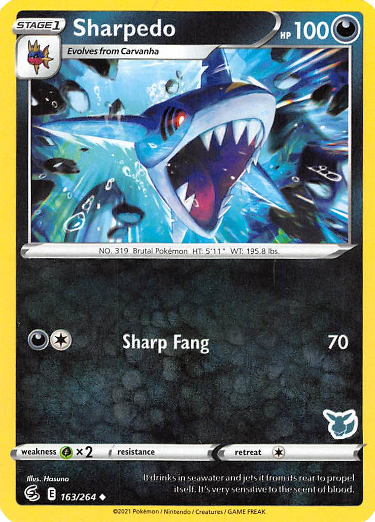 Sharpedo (163/264) (Eevee Deck) [Battle Academy 2022] | All Aboard Games