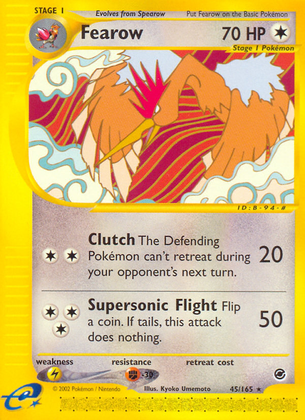 Fearow (45/165) [Expedition: Base Set] | All Aboard Games