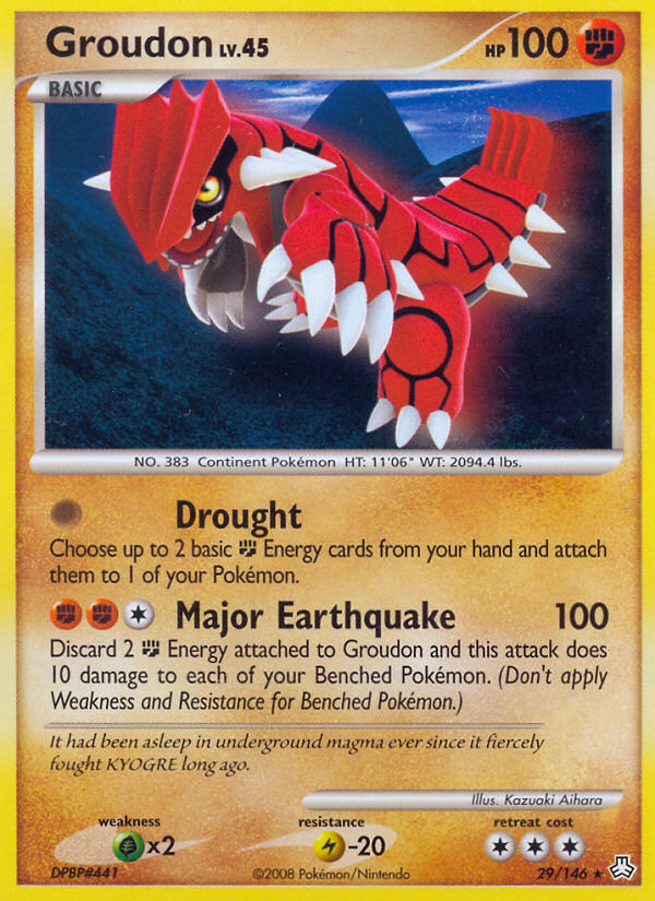 Groudon (29/146) [Diamond & Pearl: Legends Awakened] | All Aboard Games