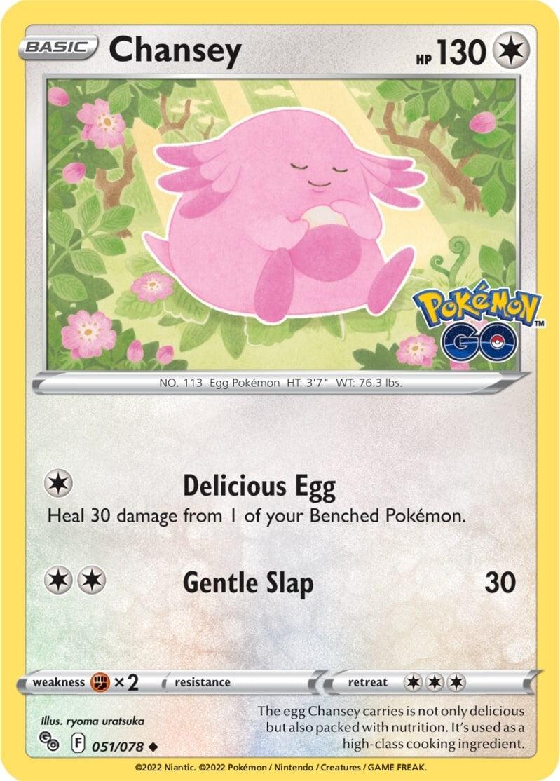 Chansey (051/078) [Pokémon GO] | All Aboard Games