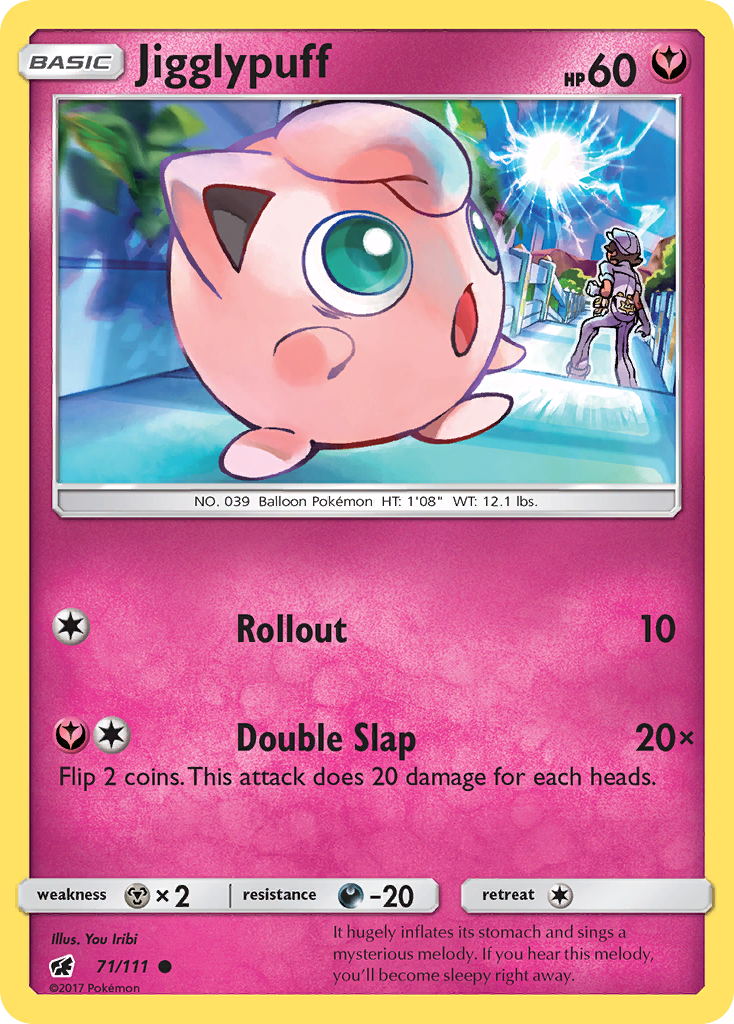 Jigglypuff (71/111) [Sun & Moon: Crimson Invasion] | All Aboard Games