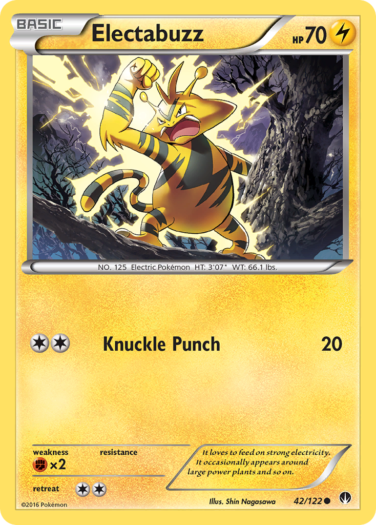 Electabuzz (42/122) [XY: BREAKpoint] | All Aboard Games