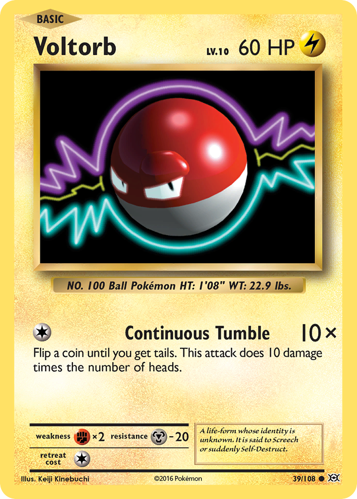 Voltorb (39/108) [XY: Evolutions] | All Aboard Games