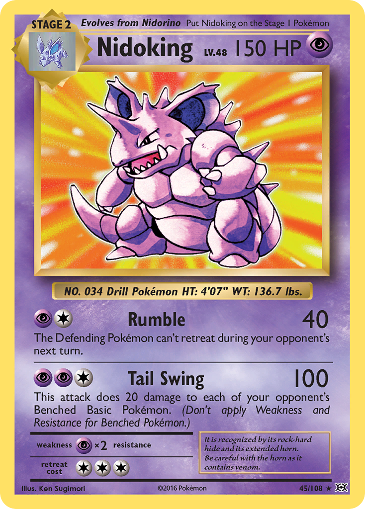 Nidoking (45/108) [XY: Evolutions] | All Aboard Games