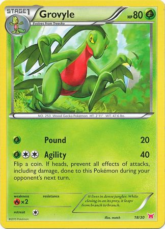 Grovyle (18/30) [XY: Trainer Kit 2 - Latias] | All Aboard Games