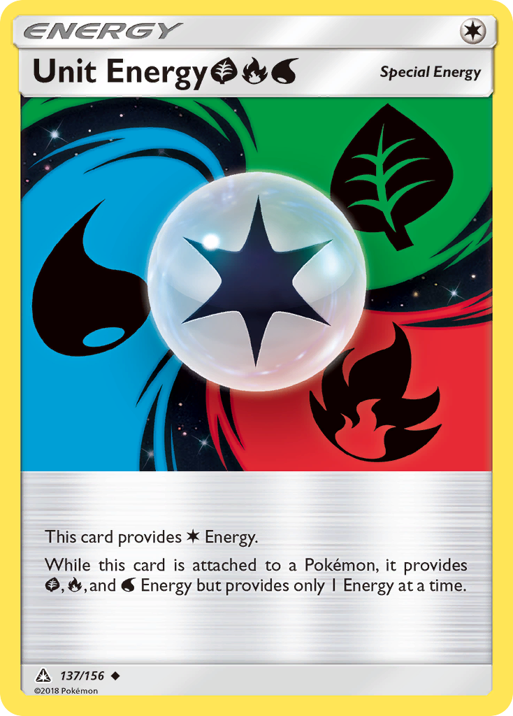 Unit Energy (137/156) (Grass, Fire, Water) [Sun & Moon: Ultra Prism] | All Aboard Games