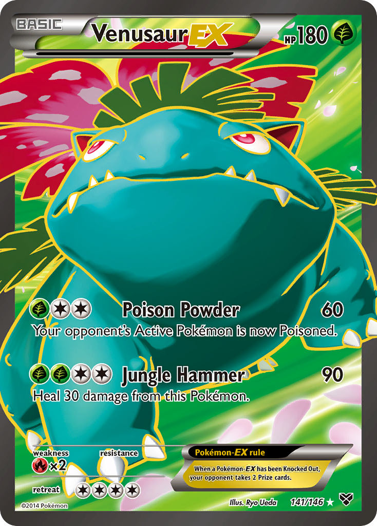 Venusaur EX (141/146) [XY: Base Set] | All Aboard Games