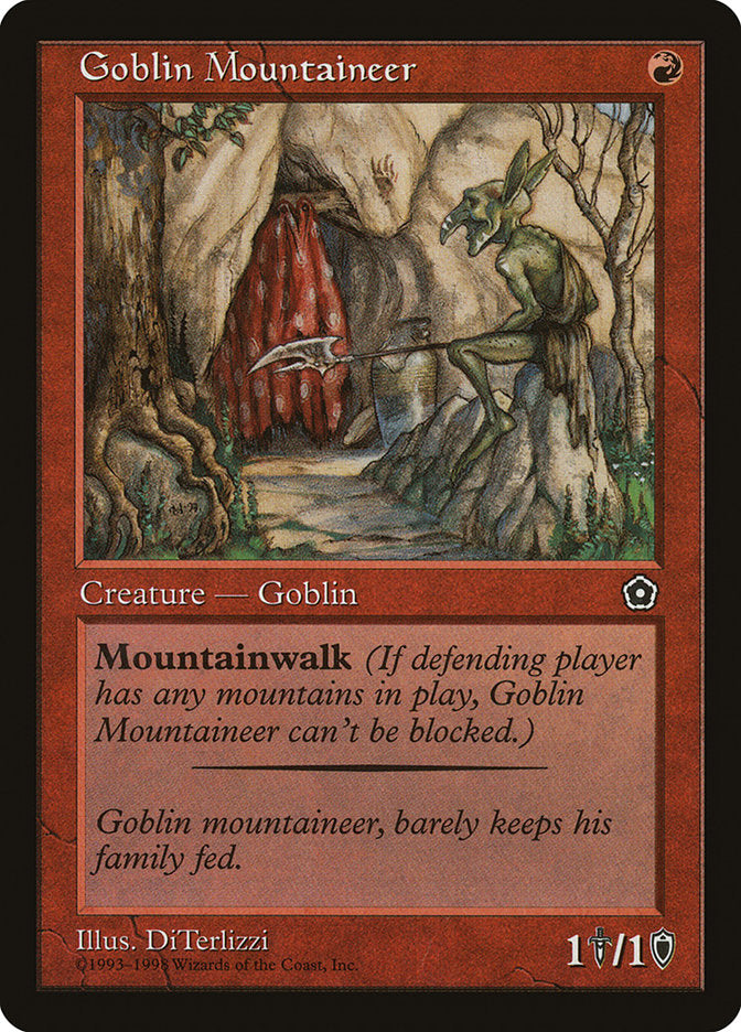 Goblin Mountaineer [Portal Second Age] | All Aboard Games