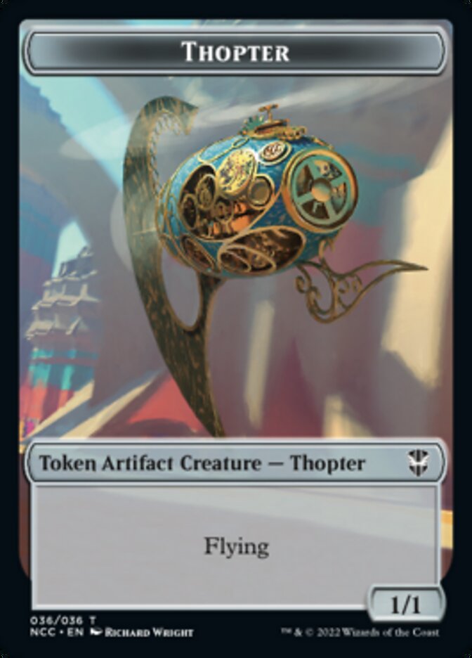 Thopter // Treasure (013) Double-sided Token [Streets of New Capenna Commander Tokens] | All Aboard Games