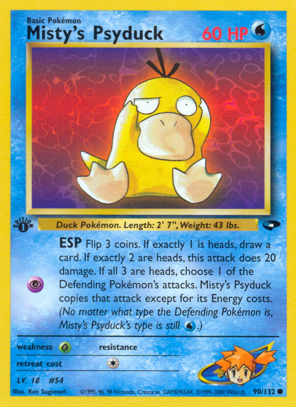 Misty's Psyduck (90/132) [Gym Challenge 1st Edition] | All Aboard Games