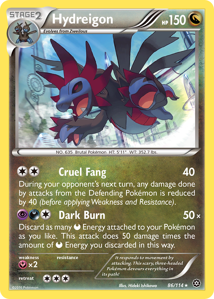 Hydreigon (86/114) [XY: Steam Siege] | All Aboard Games