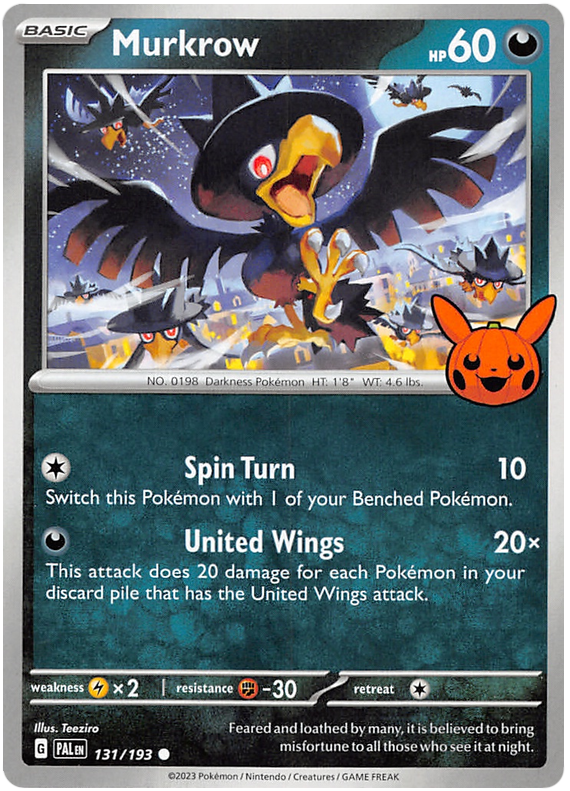 Murkrow (131/193) [Trick or Trade 2023] | All Aboard Games