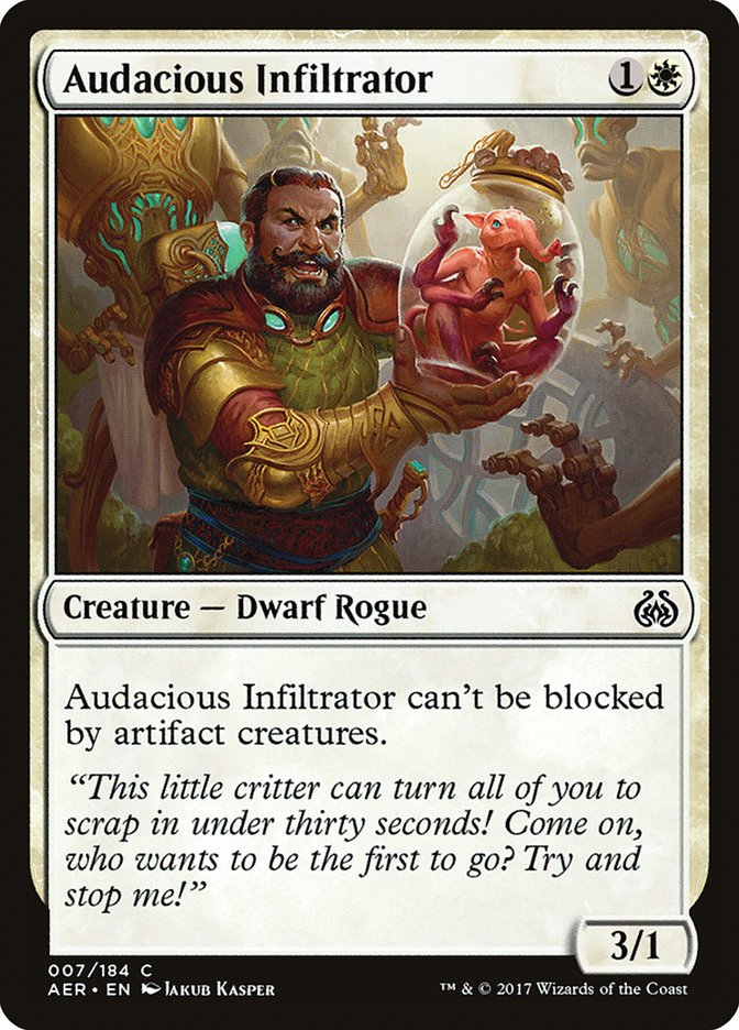 Audacious Infiltrator [Aether Revolt] | All Aboard Games