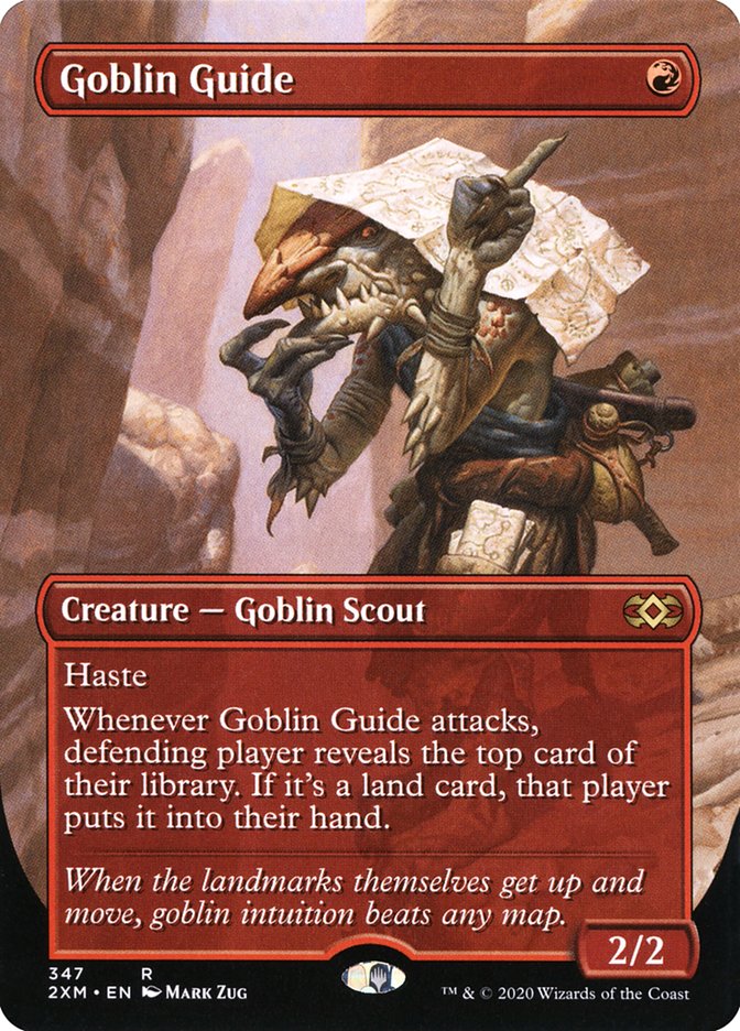Goblin Guide (Toppers) [Double Masters Extended Art] | All Aboard Games