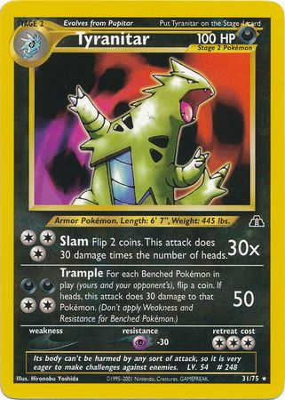 Tyranitar (31/75) [Neo Discovery Unlimited] | All Aboard Games