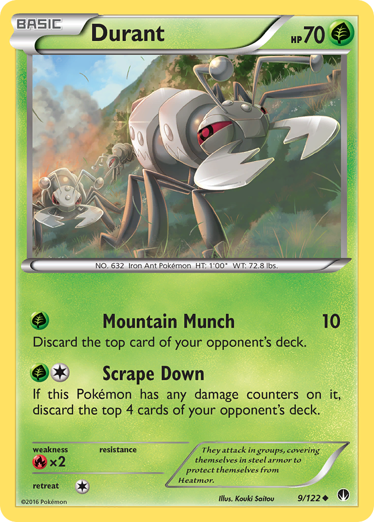 Durant (9/122) [XY: BREAKpoint] | All Aboard Games