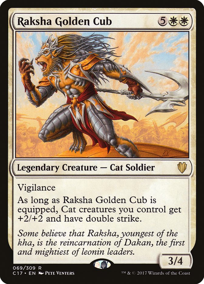 Raksha Golden Cub [Commander 2017] | All Aboard Games