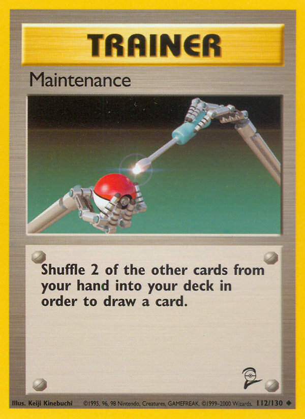 Maintenance (112/130) [Base Set 2] | All Aboard Games