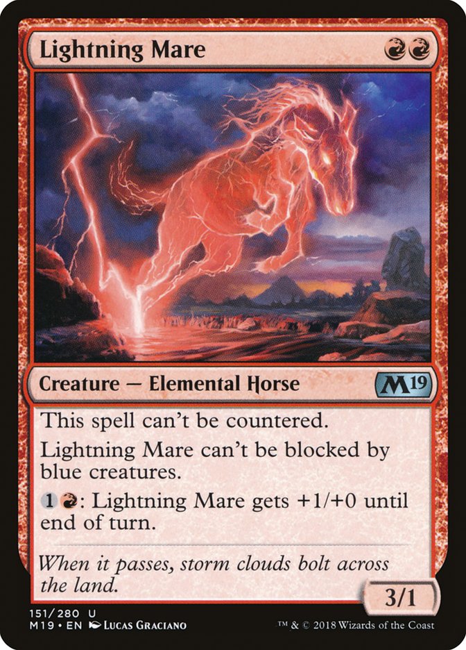 Lightning Mare [Core Set 2019] | All Aboard Games